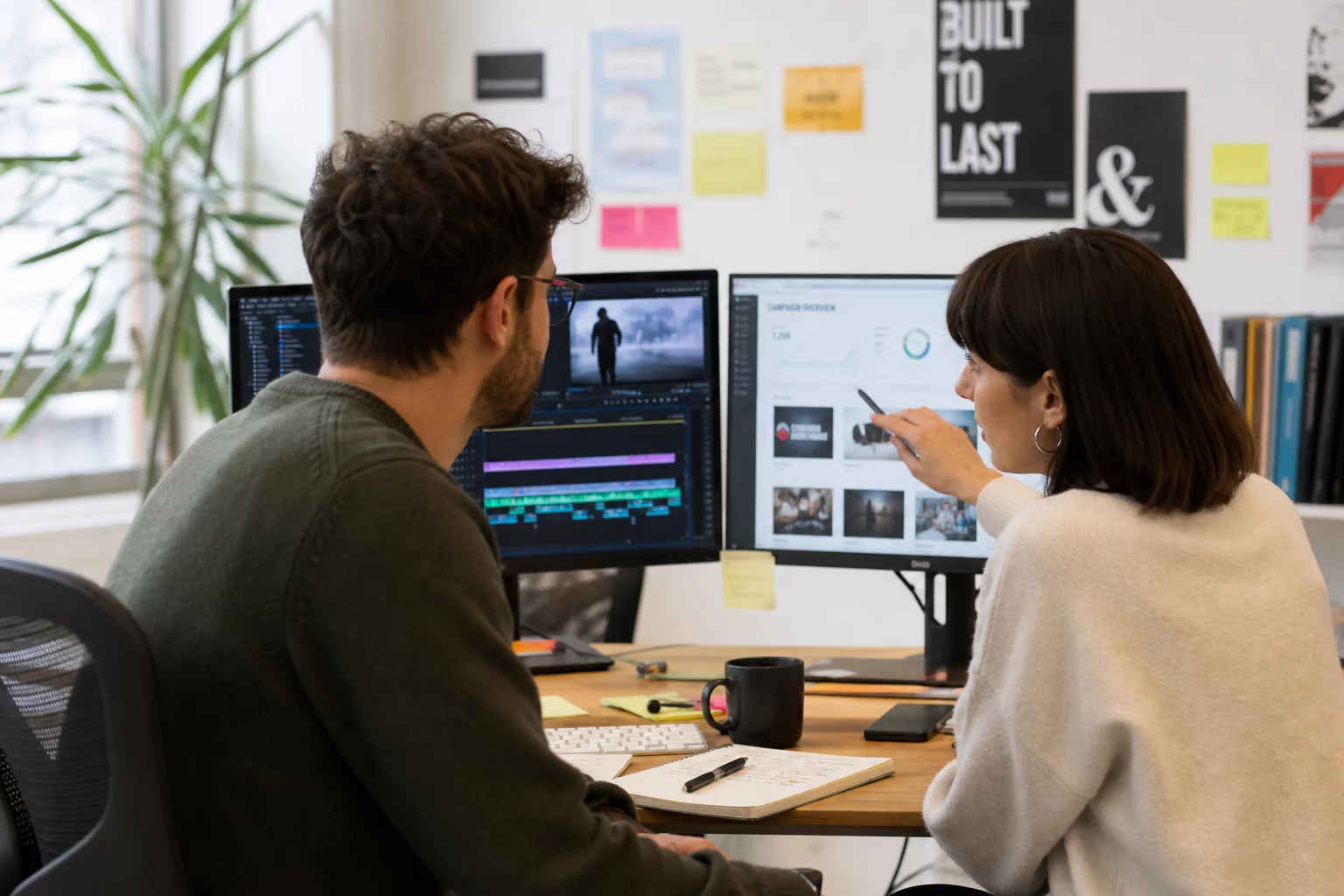 Performance Marketing bei Kinemedia: Team aus Strategie und Schnitt an der Kampagne